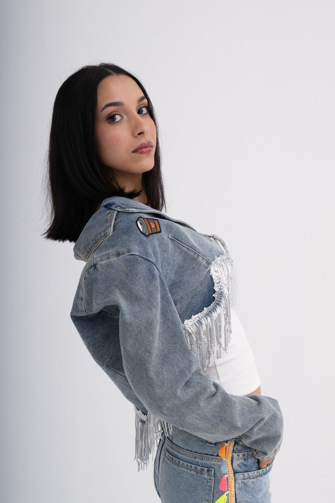 Crop Top with Tassels