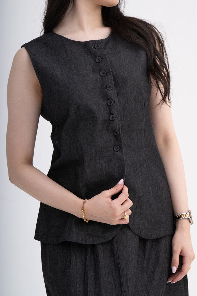 Corporate Wear - Cotton Denim Coord Set