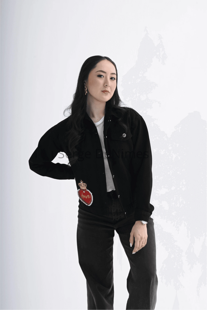 Classic Black Denim Jacket