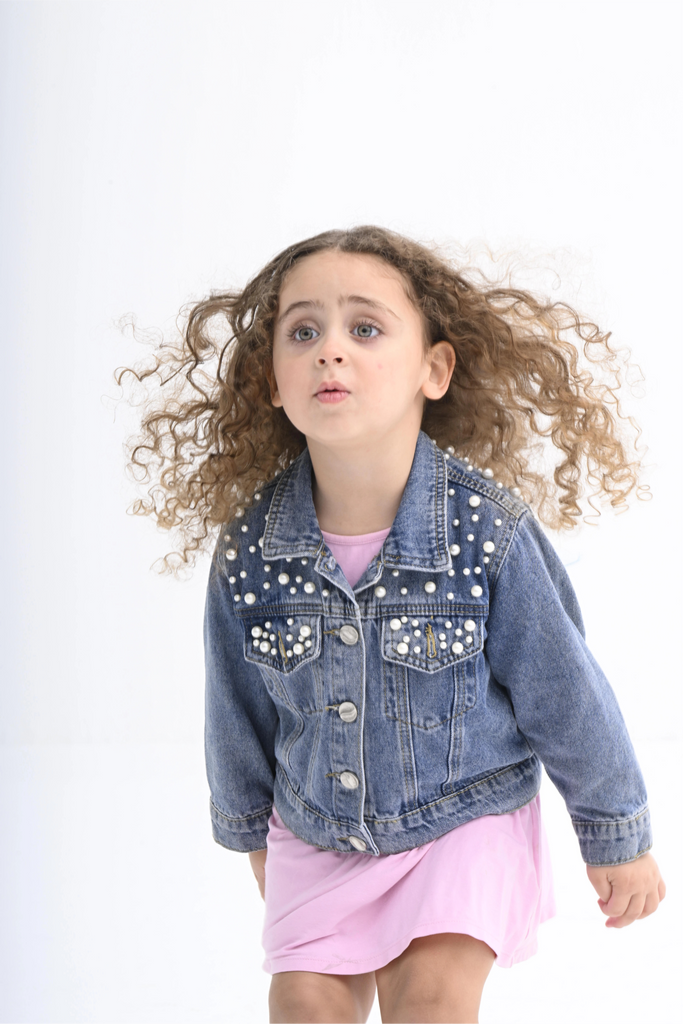 Girls' Mermaid Jacket with Pearls