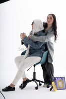 Bling Pinstripe Denim Jackets – “The One with the Sparkle”