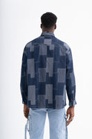 Men's Patchwork Denim Jacket