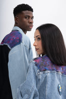 Women’s Galaxy Hand-Painted Denim Jacket