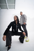 Women's Black Denim Jacket – Rock Edition