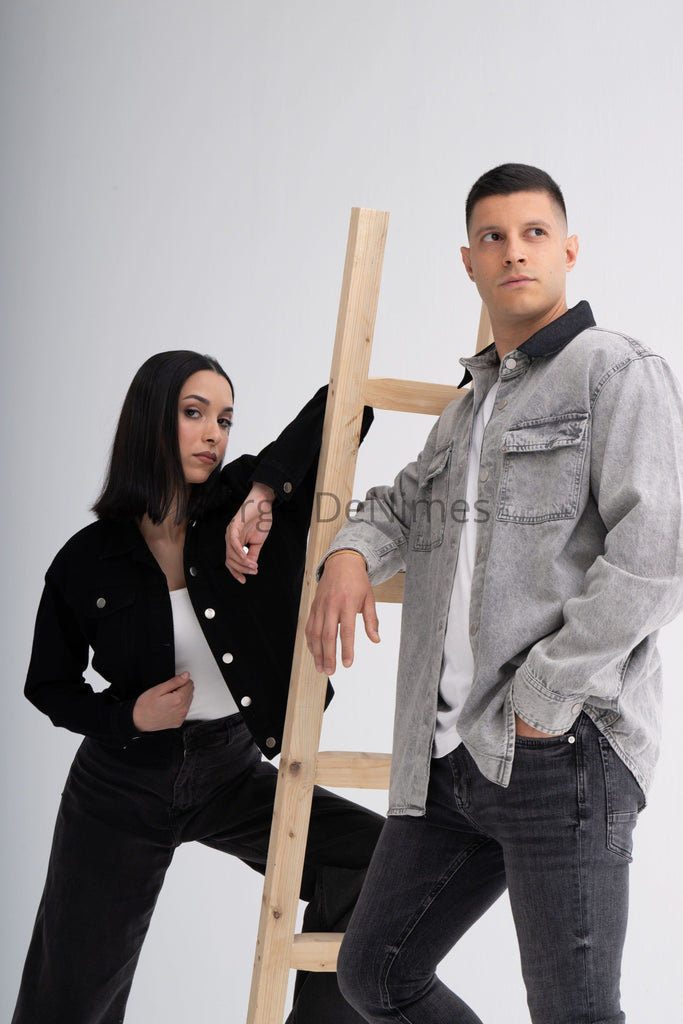 Women's Black Denim Jacket – Rock Edition