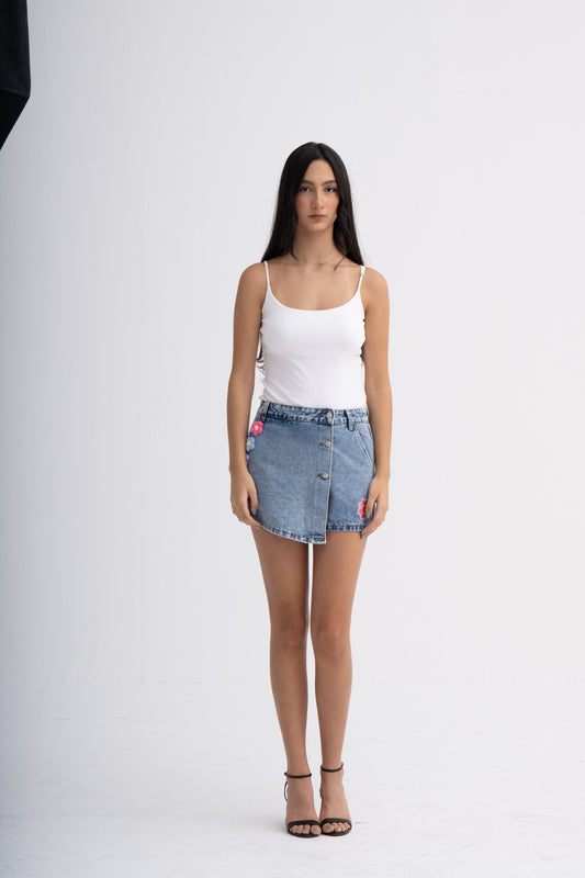 Denim Skort for Teen Girls
