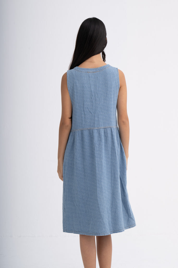 Cotton Denim Loose-Fit Dress