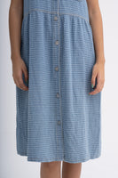 Cotton Denim Loose-Fit Dress