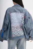 Half-and-Half Concept Denim Jacket