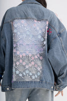 Half-and-Half Concept Denim Jacket