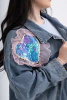 Half-and-Half Concept Denim Jacket