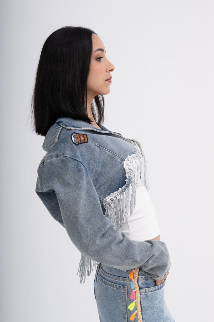 Crop Top with Tassels