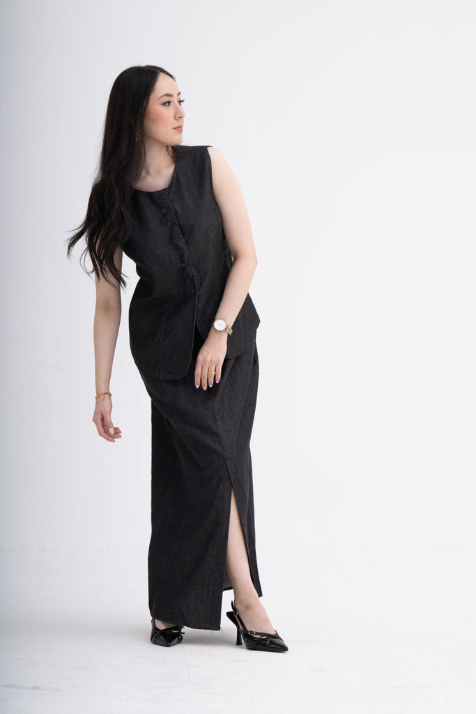 Corporate Wear - Cotton Denim Coord Set