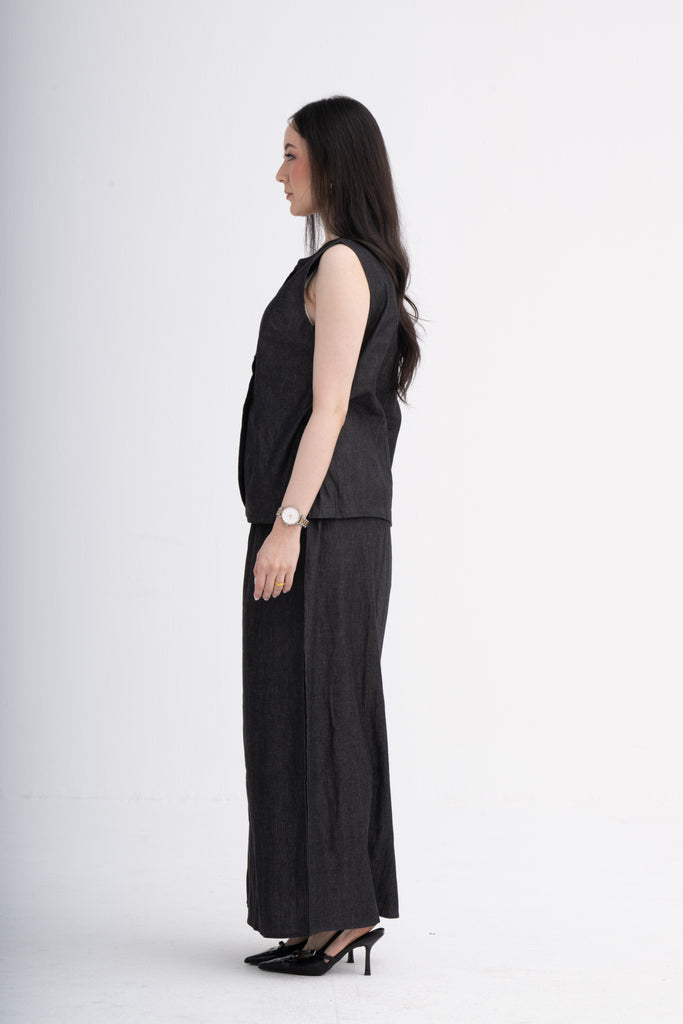 Corporate Wear - Cotton Denim Coord Set