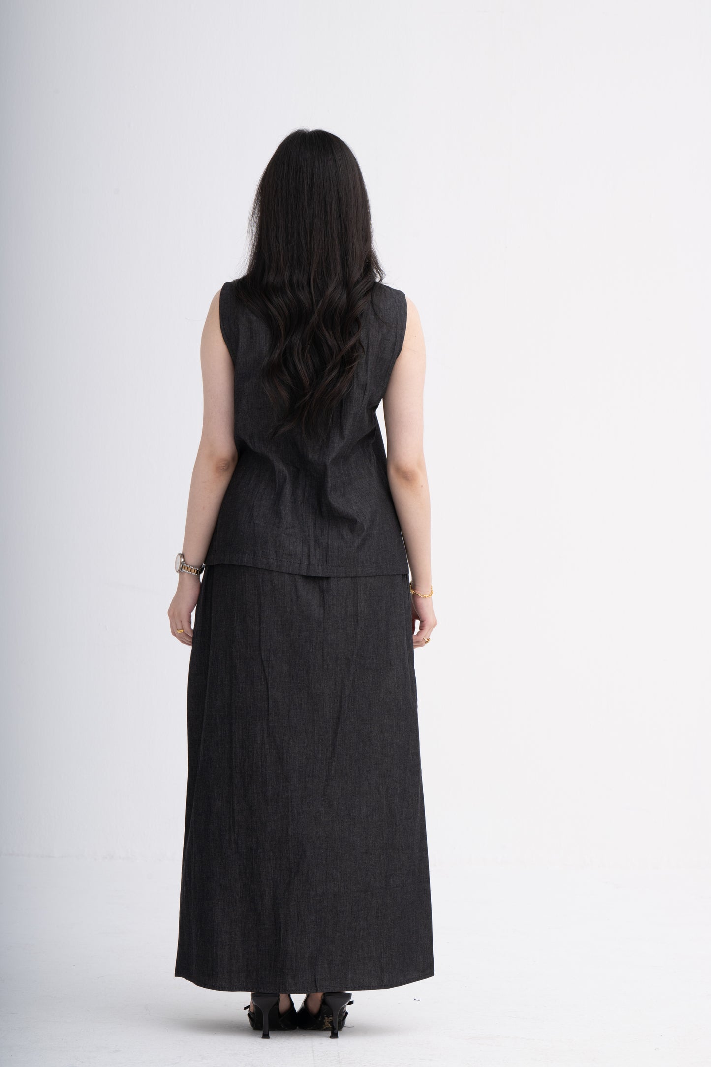 Corporate Wear - Cotton Denim Coord Set