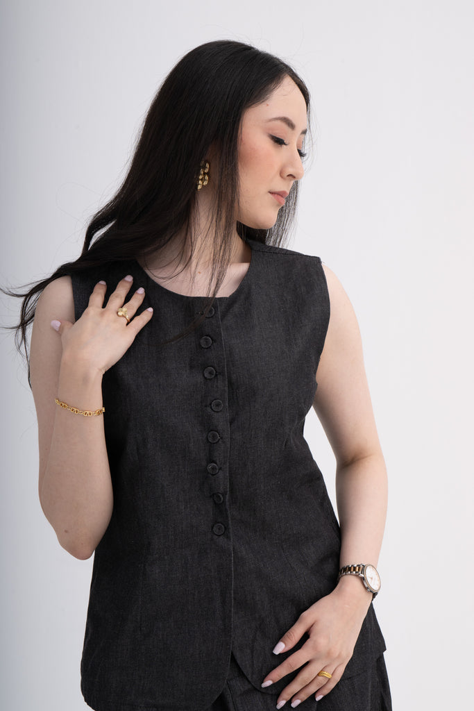 Corporate Wear - Cotton Denim Coord Set