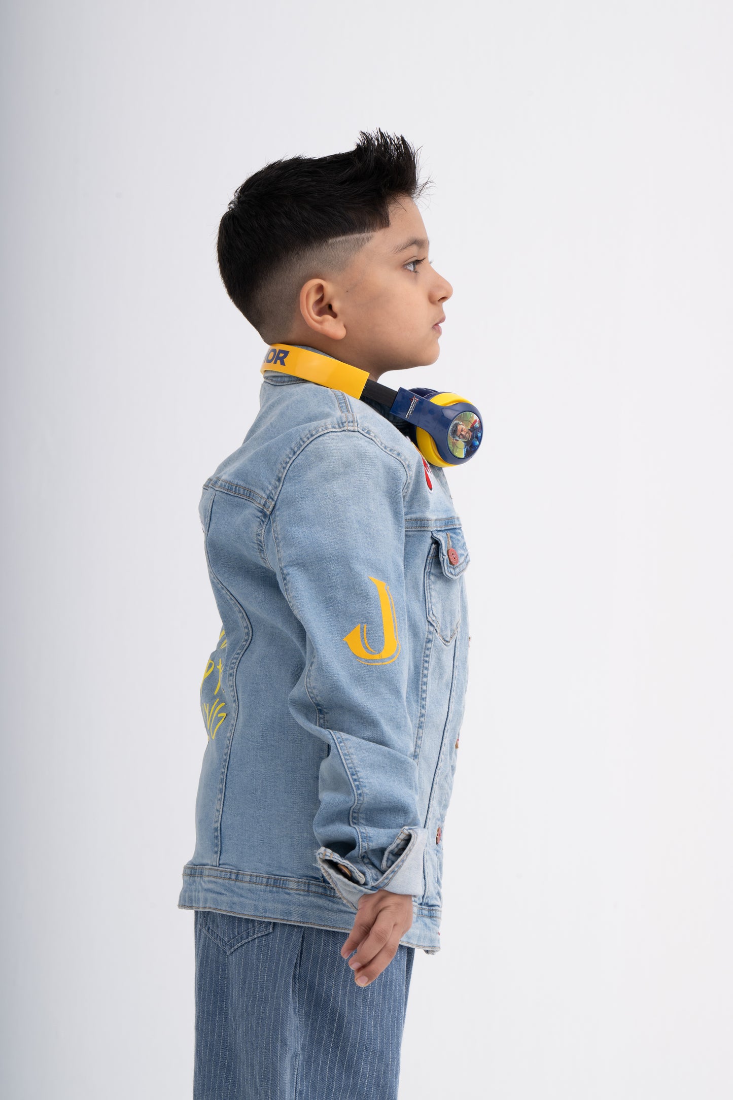 Music Themed Denim Jacket
