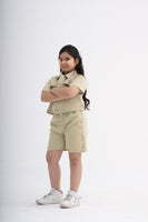 Girls’ Lightweight Cotton Denim Coord Set