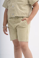 Girls’ Lightweight Cotton Denim Coord Set