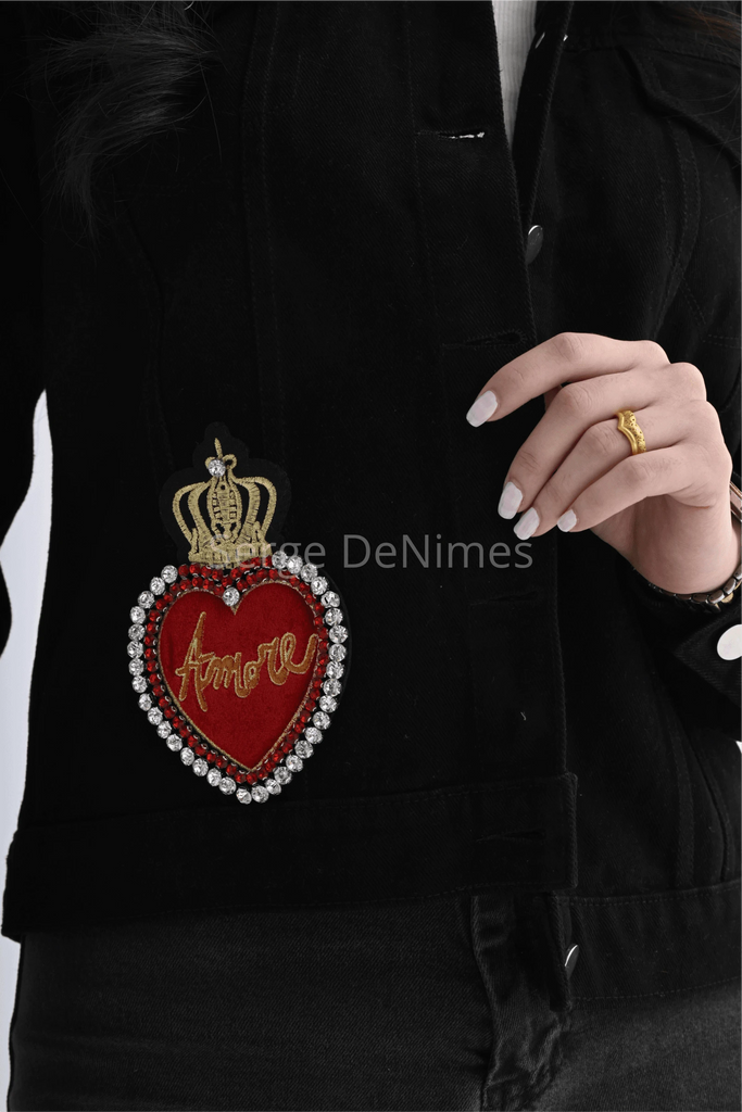 Classic Black Denim Jacket