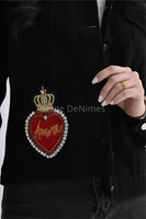 Classic Black Denim Jacket