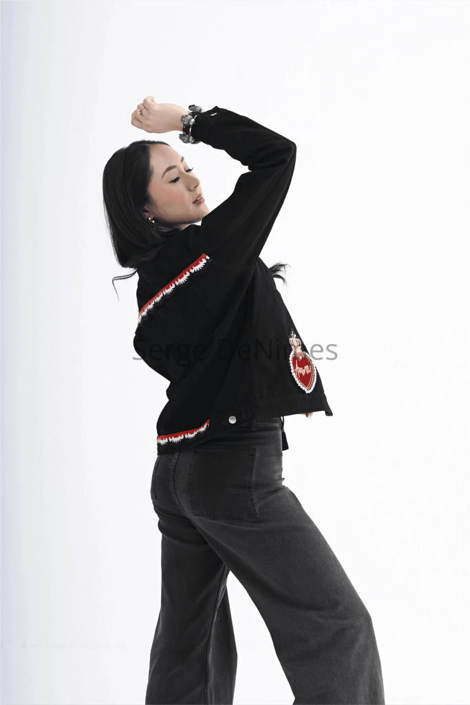 Classic Black Denim Jacket