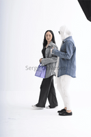 Bling Pinstripe Denim Jackets – “The One with the Sparkle”