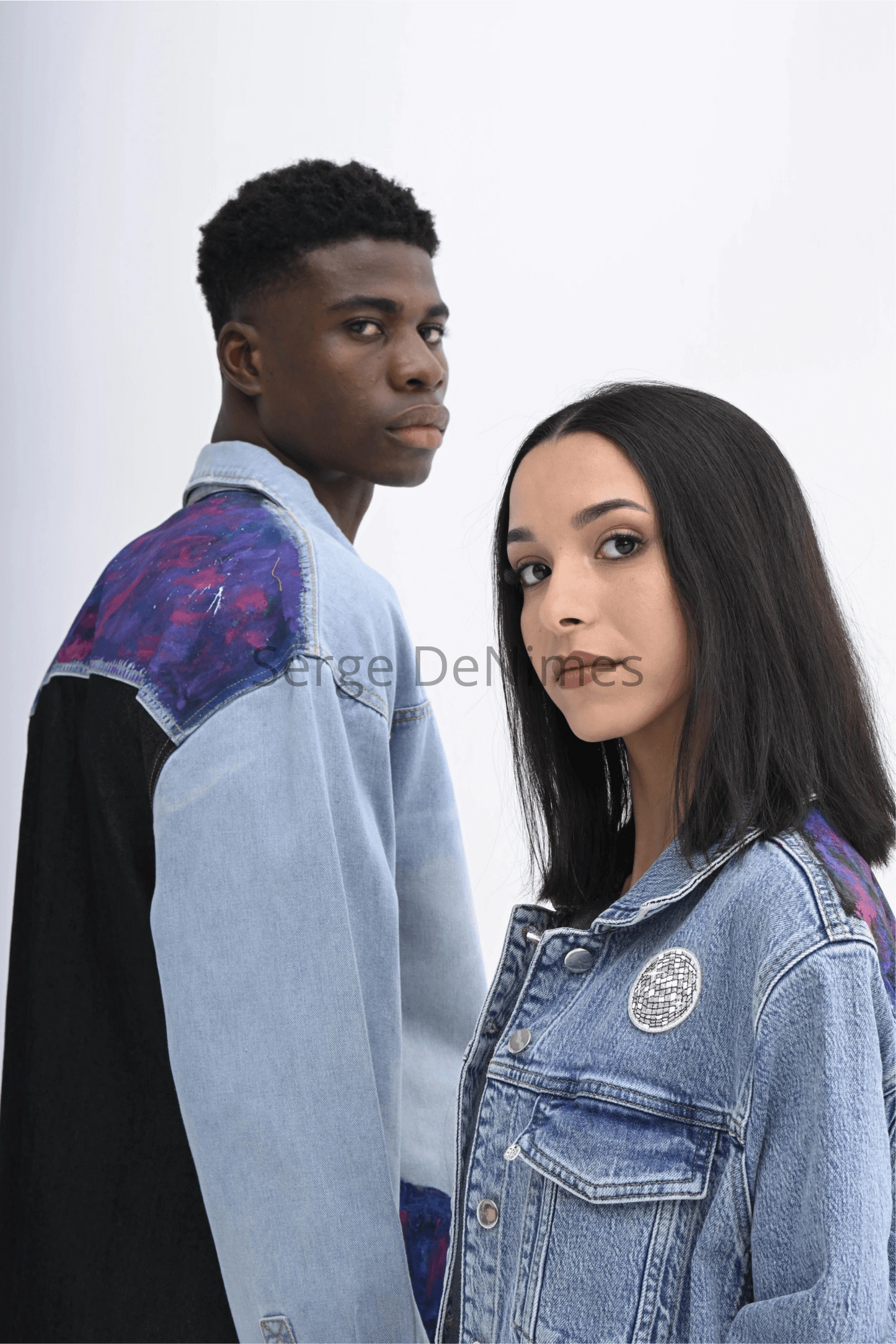 Men’s Galaxy Effect Denim Jacket