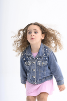 Girls' Mermaid Jacket with Pearls