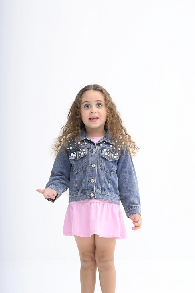 Girls' Mermaid Jacket with Pearls